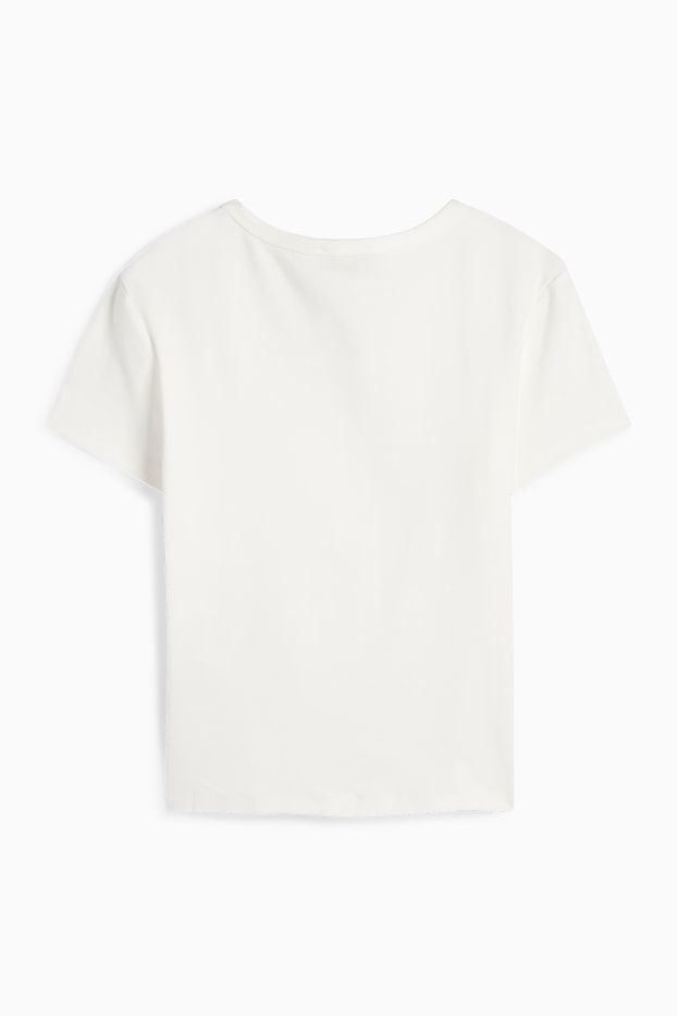 Femei - Tricou - slim fit - alb