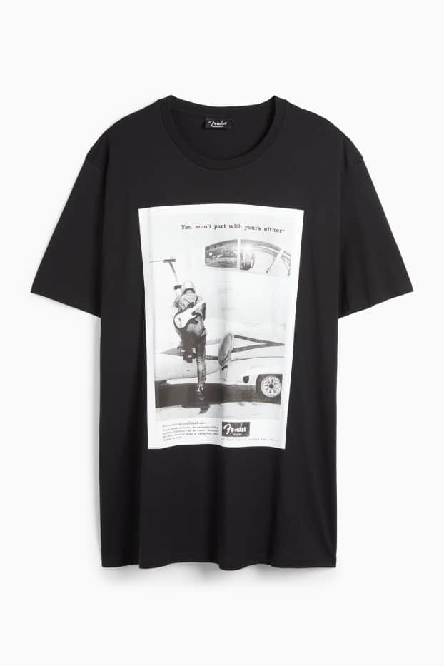 Bărbați - Tricou - regular fit - Fender - negru