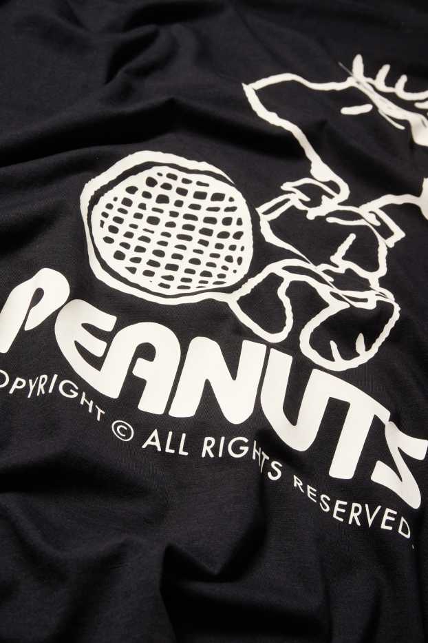 Bărbați - Tricou - regular fit - Peanuts - negru
