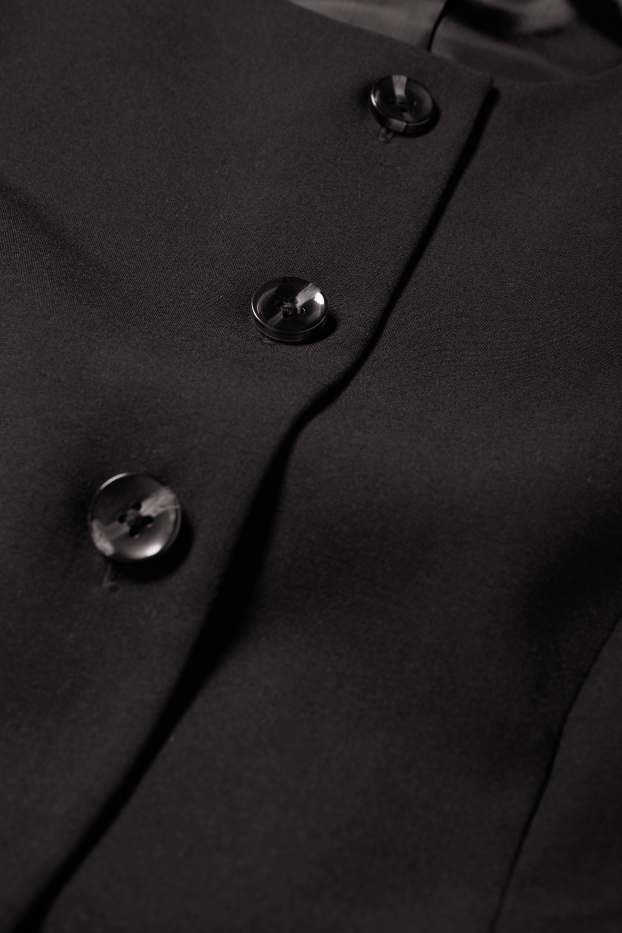 Femei - Vestă - tailored fit - negru