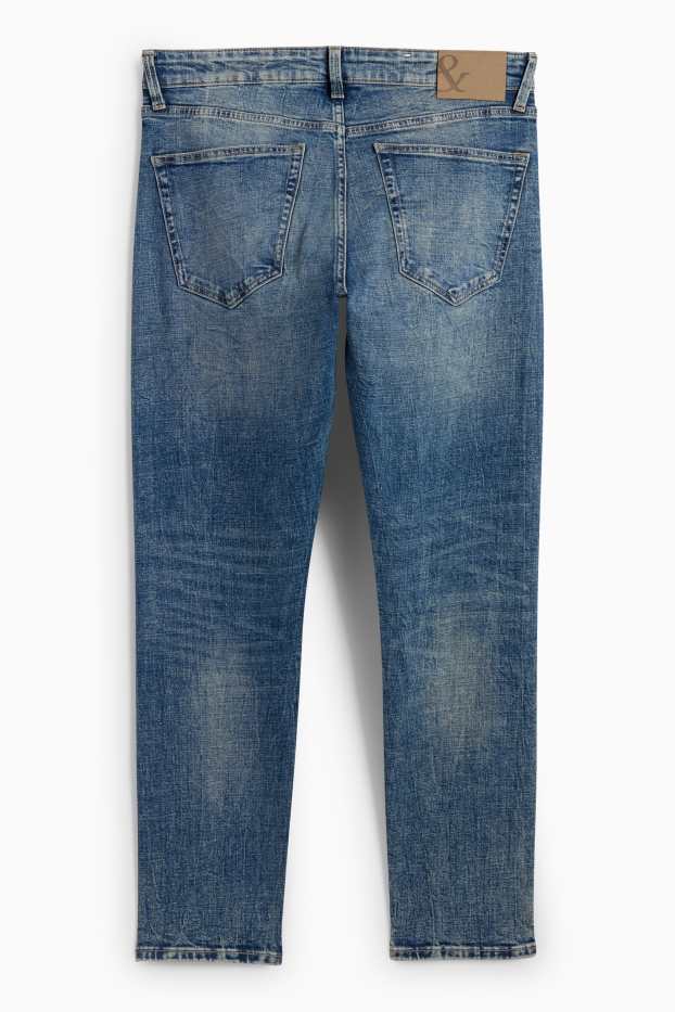 Bărbați - Slim Tapered Jeans - LYCRA® - denim-albastru deschis