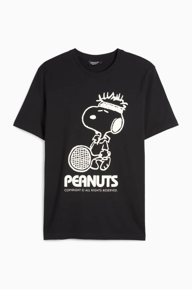 Bărbați - Tricou - regular fit - Peanuts - negru