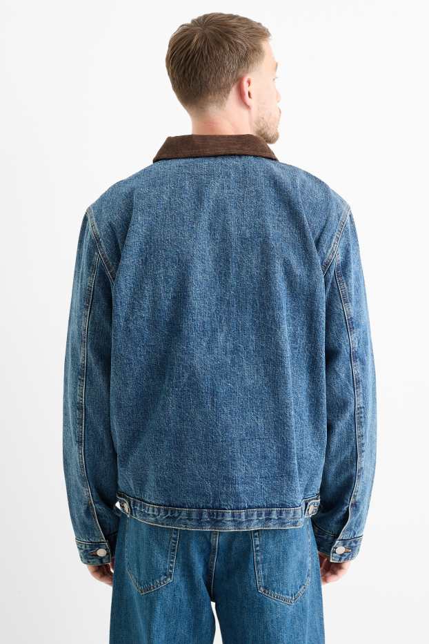 Bărbați - Jachetă din denim - denim-albastru