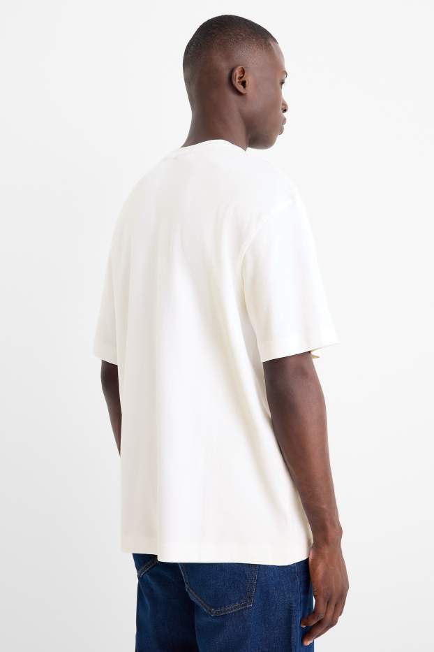 Bărbați - Multipack 2 buc. - tricou - relaxed fit - negru / alb
