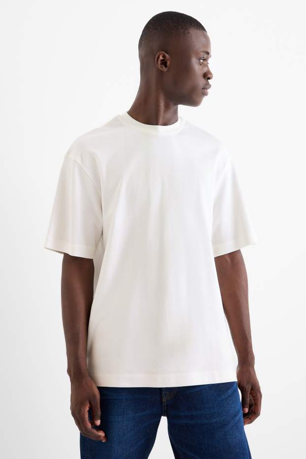 Bărbați - Multipack 2 buc. - tricou - relaxed fit - negru / alb