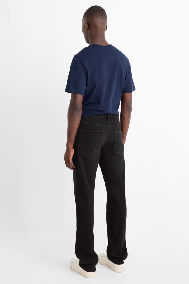Bărbați - Straight jeans - LYCRA® - denim-gri închis