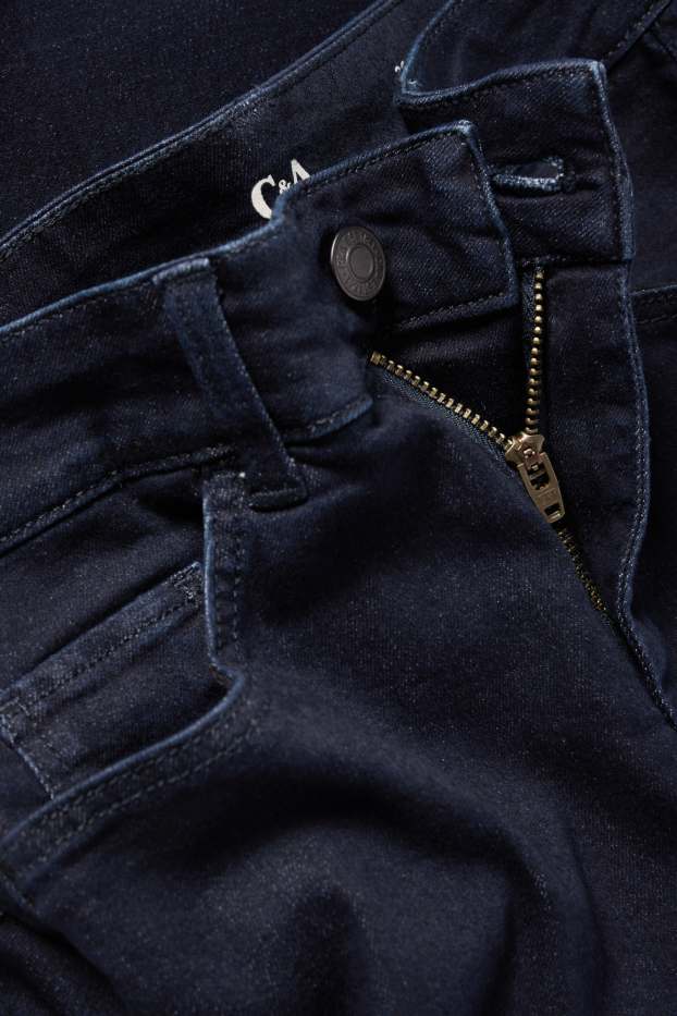 Femei - Jegging jeans - talie înaltă - denim-albastru închis