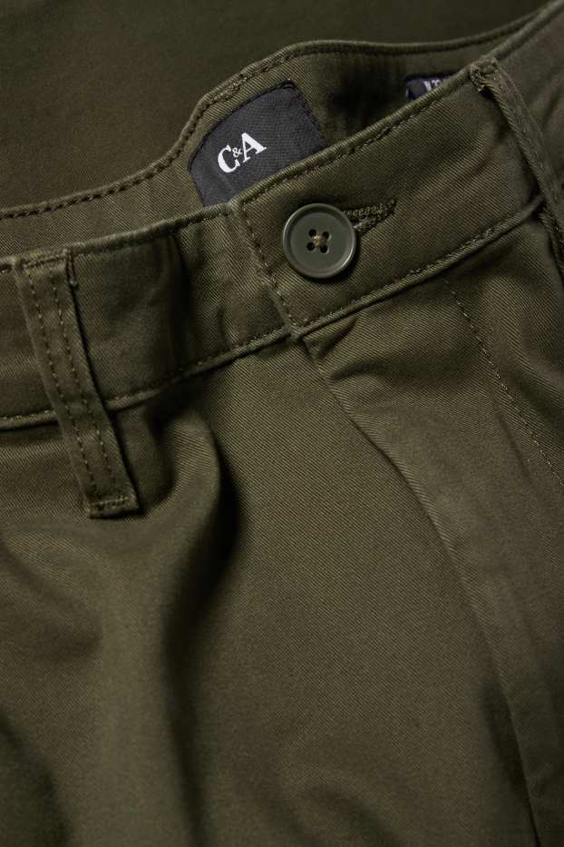 Bărbați - Chino - regular fit - verde închis