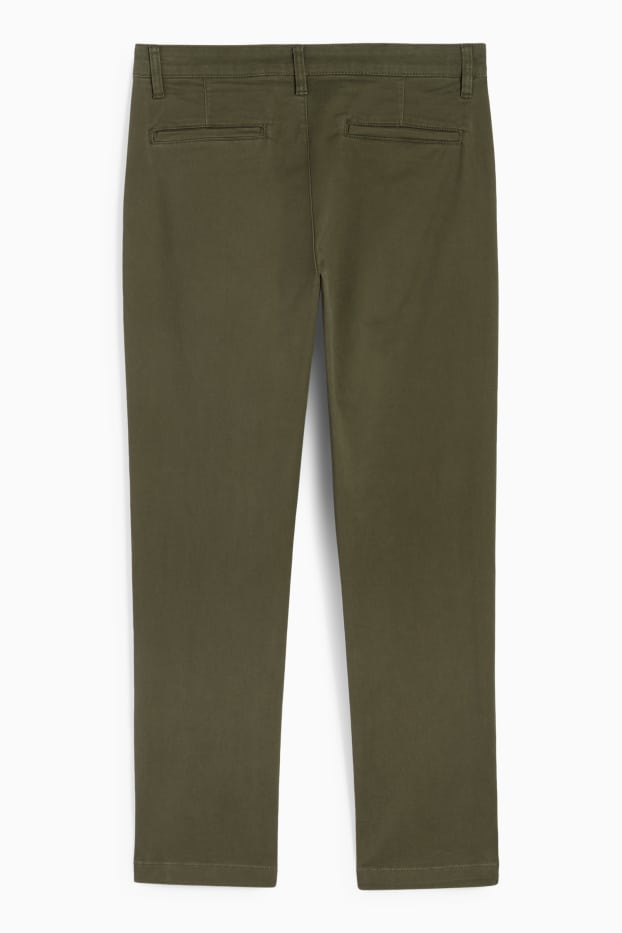 Bărbați - Chino - regular fit - verde închis