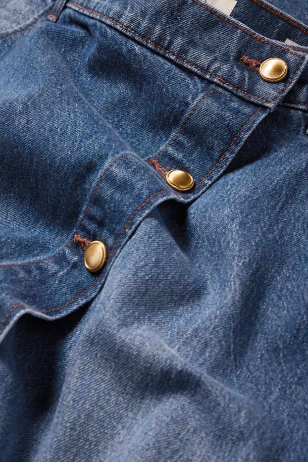 Femei - Fustă de blugi - denim-albastru