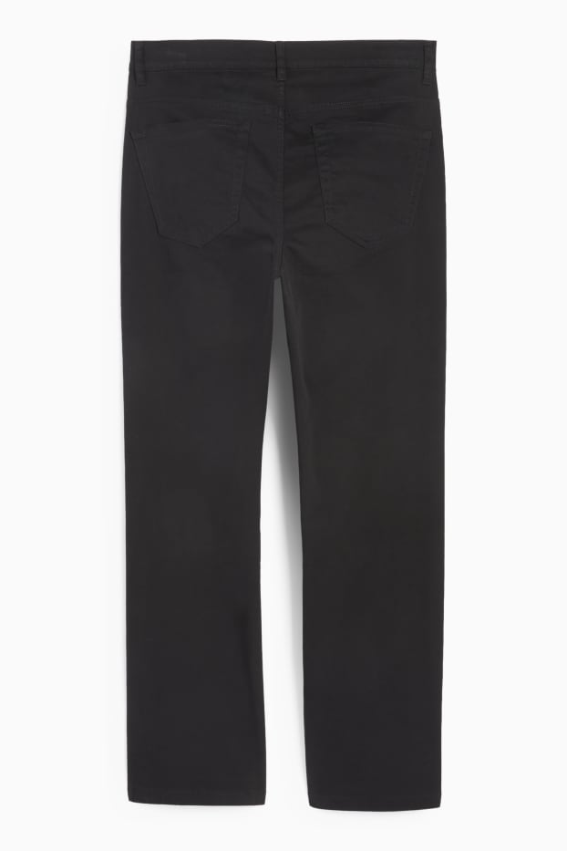 Bărbați - Pantaloni - regular fit - negru