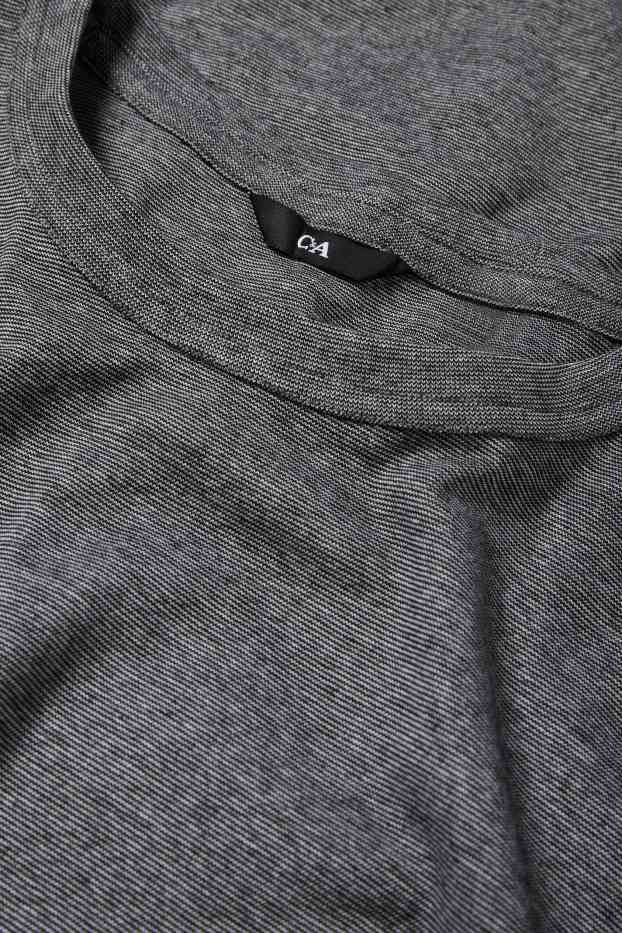 Bărbați - Tricou cu mânecă lungă - gri