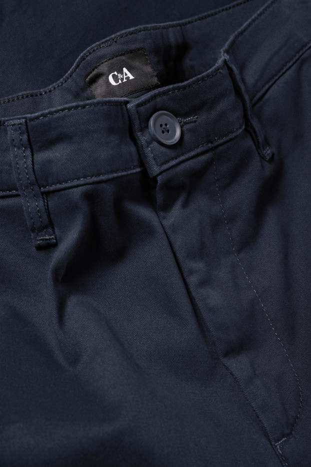 Bărbați - Chino - regular fit - albastru închis