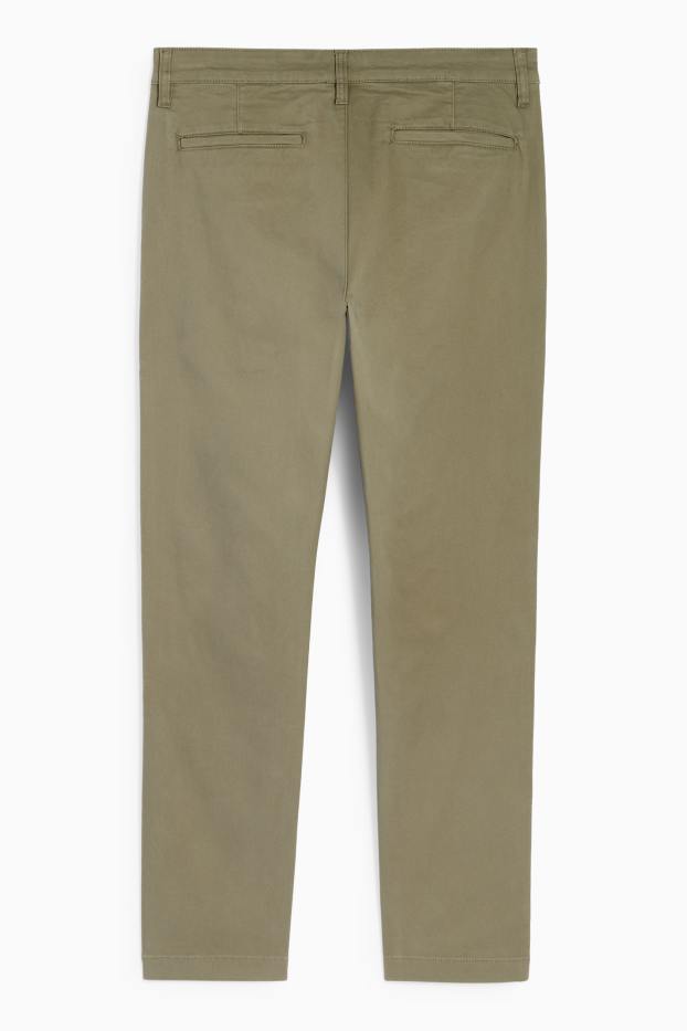 Bărbați - Chino - slim fit - kaki