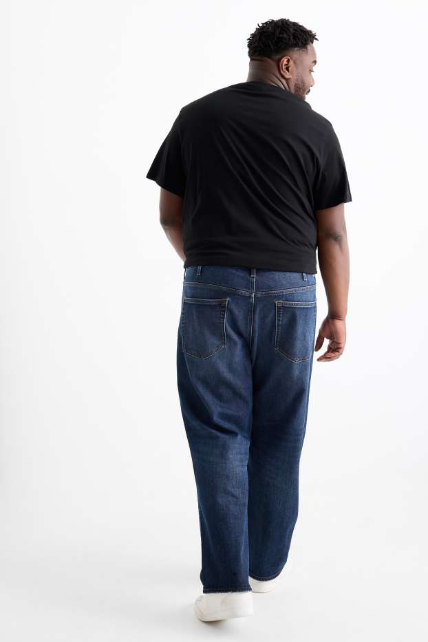 Bărbați - Regular jeans - jeans termoizolanți - LYCRA® - denim-albastru