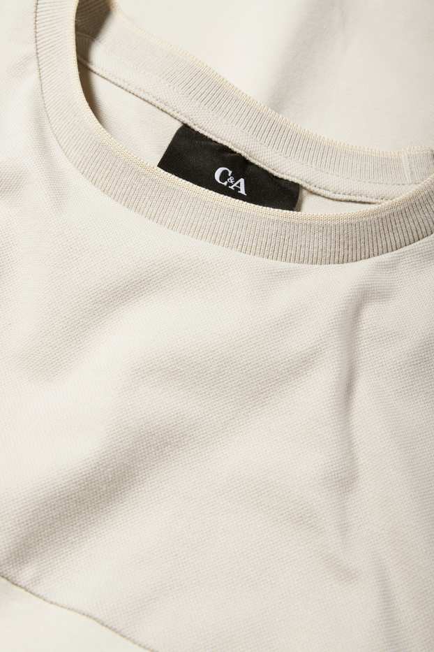 Uomo - T-shirt - regular fit - beige
