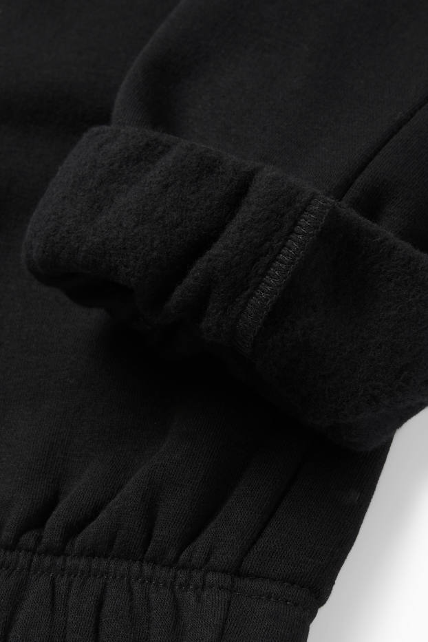 Bărbați - Pantaloni de trening cargo - negru