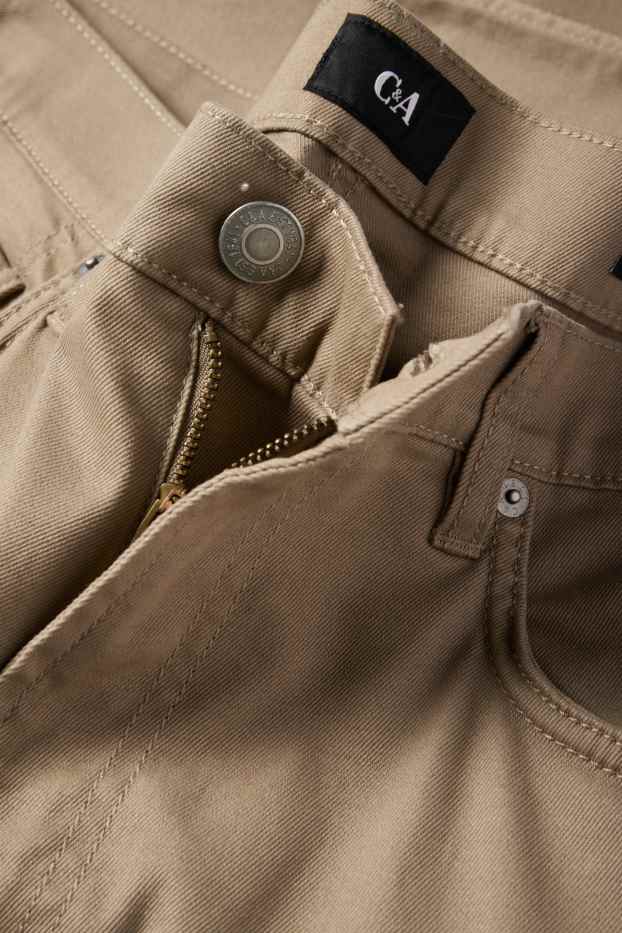 Bărbați - Pantaloni - regular fit - bej