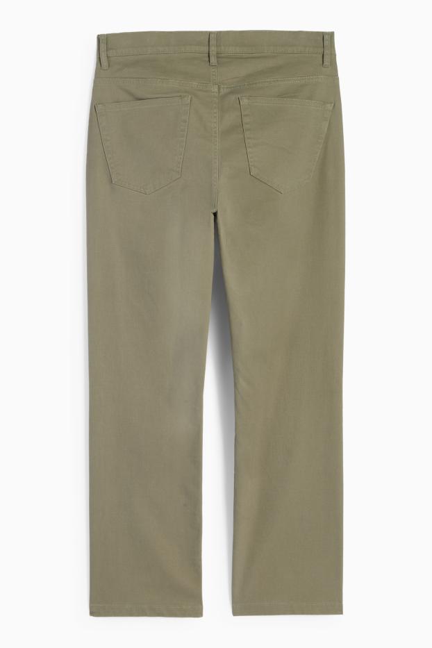 Bărbați - Pantaloni - regular fit - kaki
