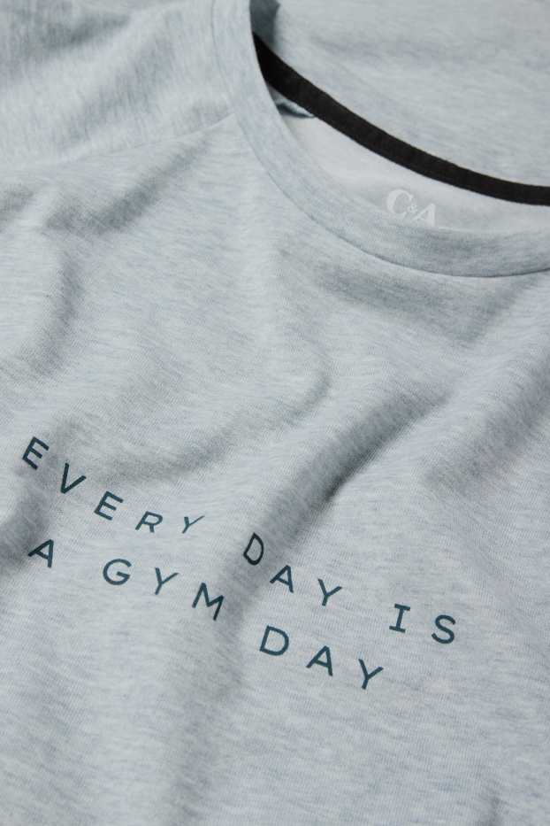 Bărbați - Tricou funcțional - relaxed fit - albastru deschis