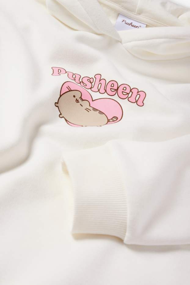 Copii - Fete - Pusheen - hanorac - alb