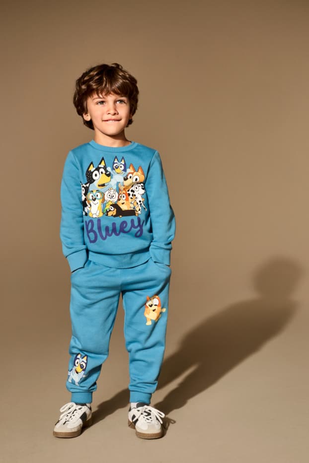 Copii - Băieți - Bluey - pantaloni de trening - albastru