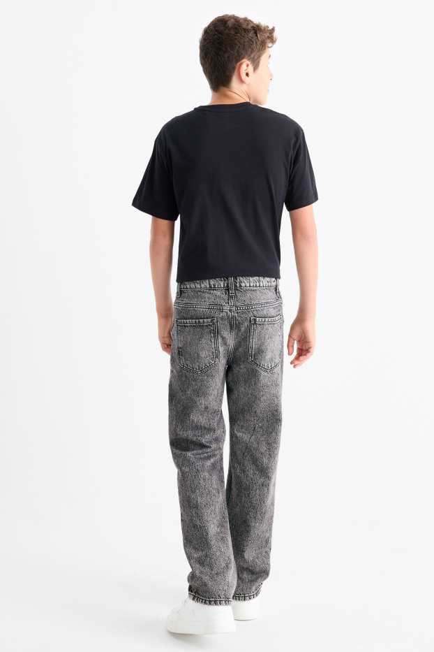Copii - Băieți - Relaxed jeans - denim-gri