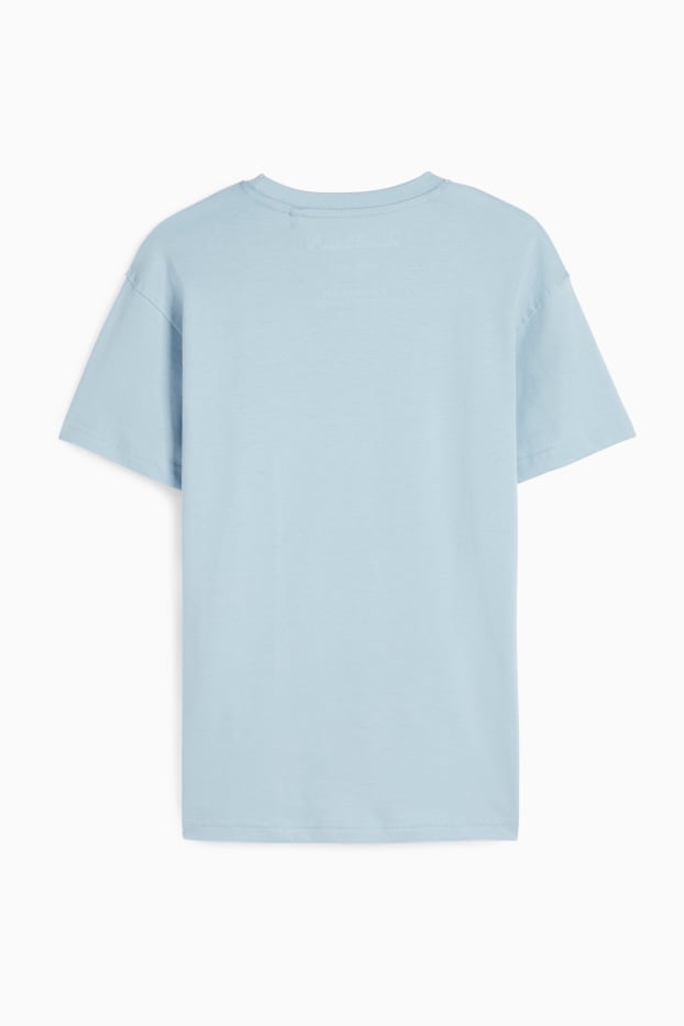 Copii - Băieți - Minecraft - tricou cu mânecă scurtă - aspect lucios - albastru deschis