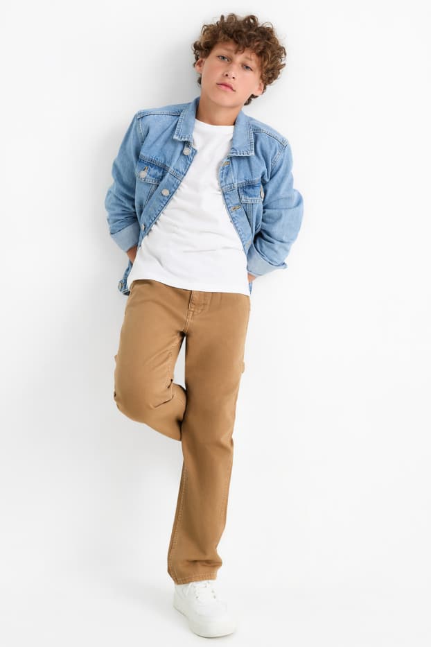 Children Boys - Cloth trousers - light brown
