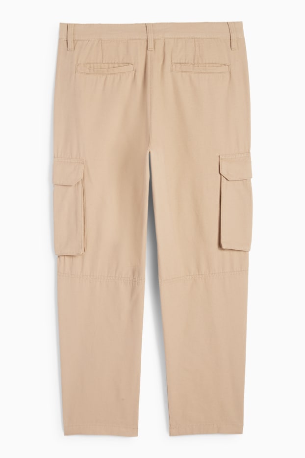 Bărbați - Pantaloni cargo - bej