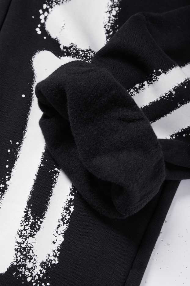 Copii - Băieți - Halloween - schelet - pantaloni de trening - Glow in the dark - negru