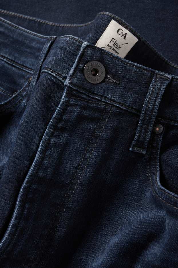 Bărbați - Straight jeans - Flex - jog denim - LYCRA® - denim-albastru închis