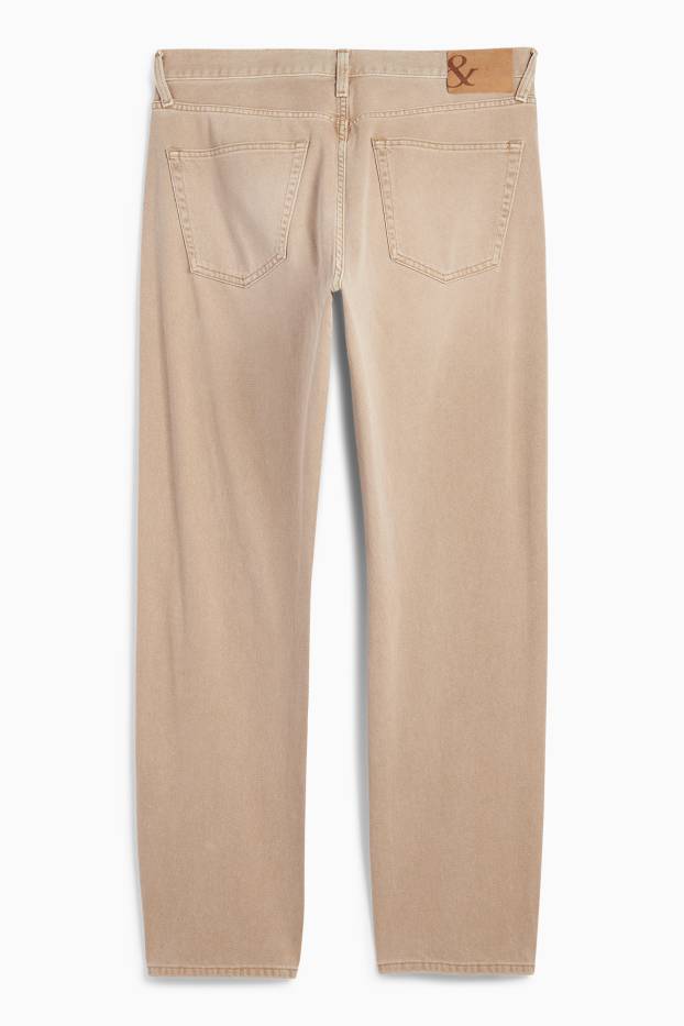 Bărbați - Regular jeans - bej deschis