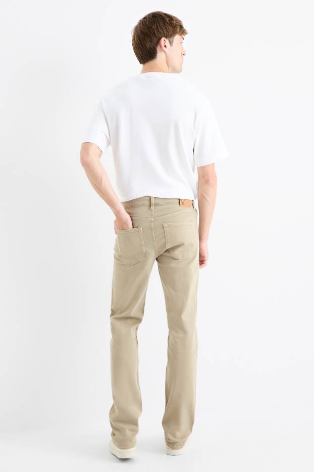 Bărbați - Straight jeans - verde deschis