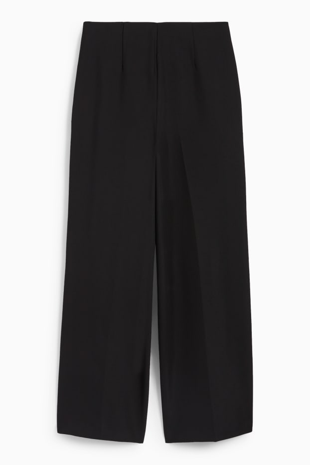 Femei - Pantaloni office - talie medie - regular fit - negru