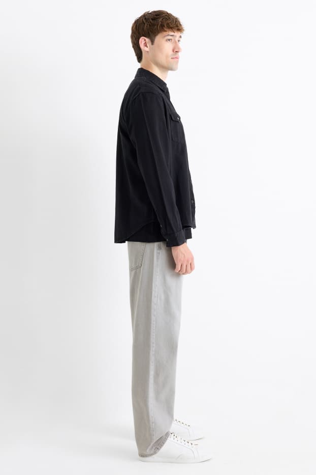 Bărbați - Relaxed jeans - denim-gri deschis