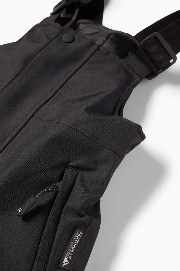 Copii - Băieți - Pantaloni de schi - impermeabili - negru