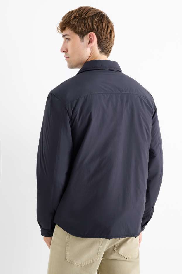 Herren - Jacke - gefüttert - dunkelblau