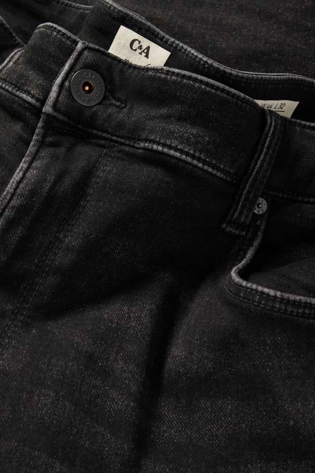 Bărbați - Slim jeans - Flex jog denim - LYCRA® - denim-gri închis