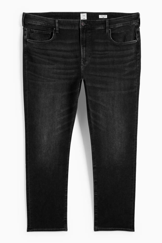Bărbați - Slim jeans - Flex jog denim - LYCRA® - denim-gri închis