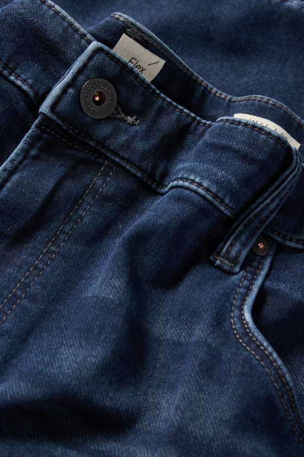 Bărbați - Slim jeans - Flex jog denim - LYCRA® - denim-albastru închis
