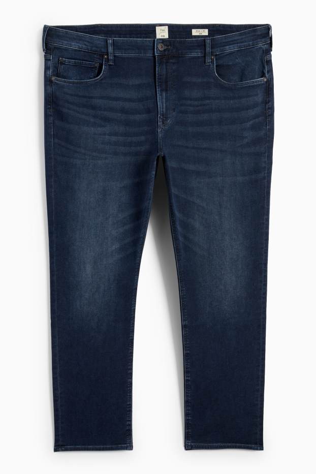Bărbați - Slim jeans - Flex jog denim - LYCRA® - denim-albastru închis