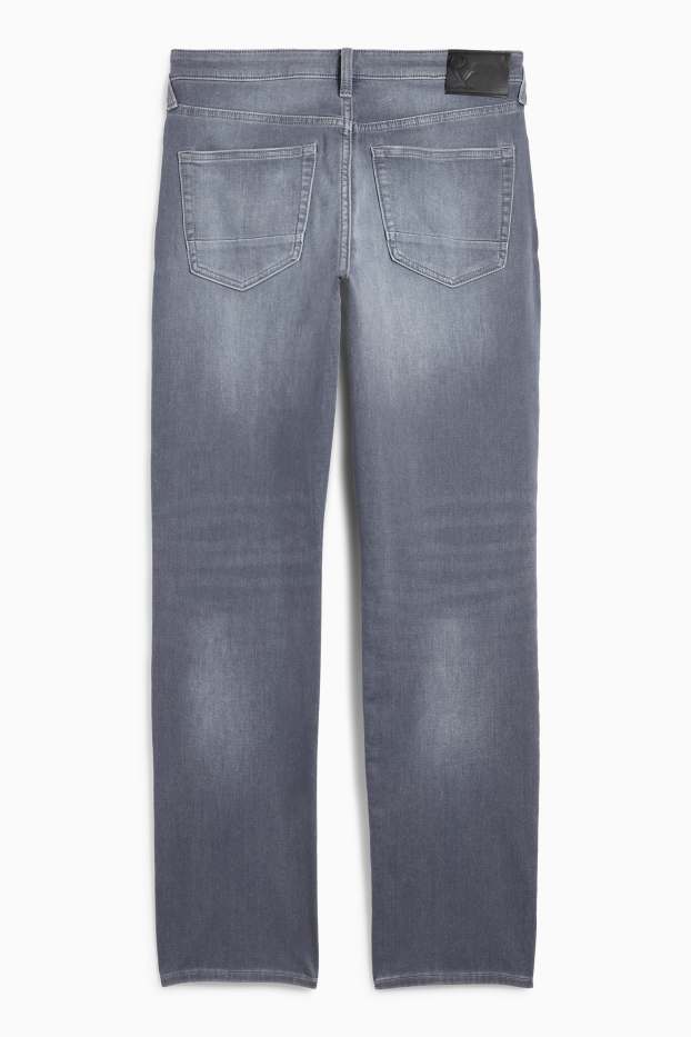 Bărbați - Straight jeans - Flex jog denim - LYCRA® - denim-gri deschis
