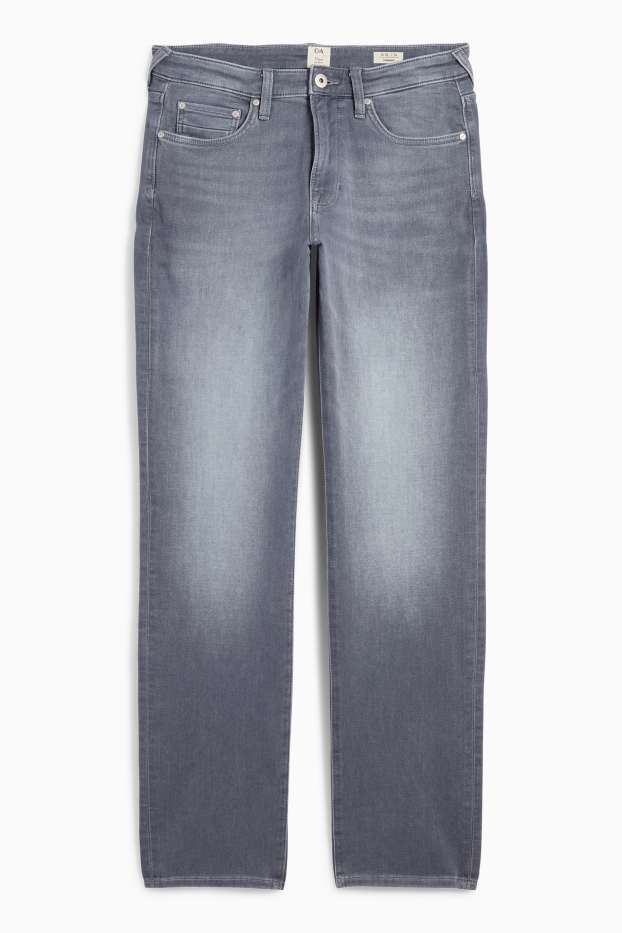 Bărbați - Straight jeans - Flex jog denim - LYCRA® - denim-gri deschis