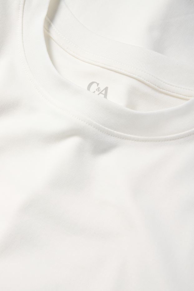 Femei - Tricou - slim fit - alb