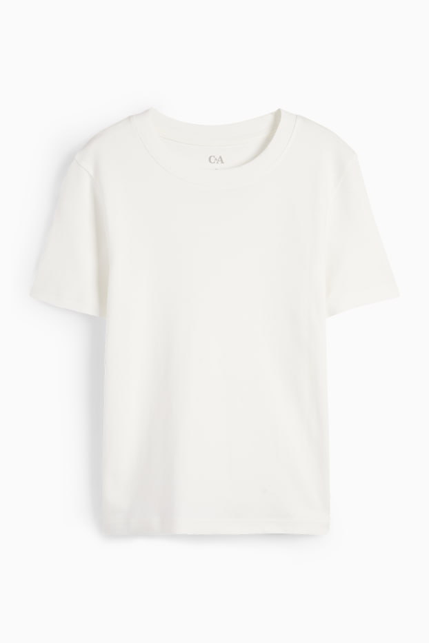 Femei - Tricou - slim fit - alb