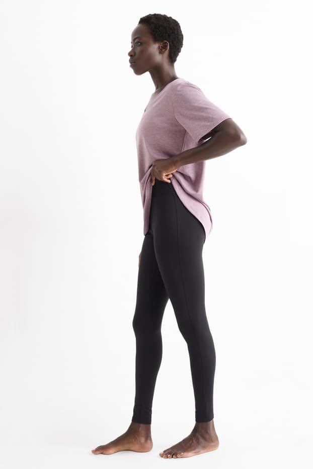 Femei - Colanți sport - 4 Way Stretch - negru