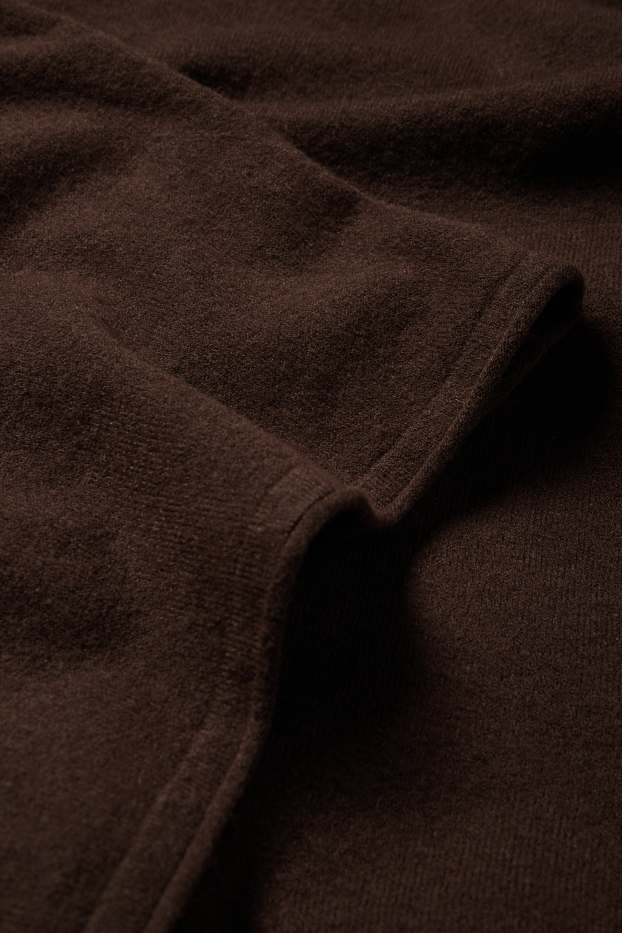 Femmes - Pull à col roulé - marron foncé