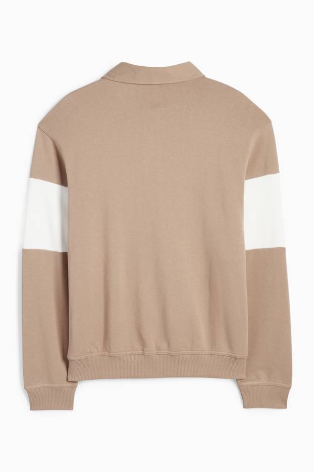 Men - Sweatshirt - taupe