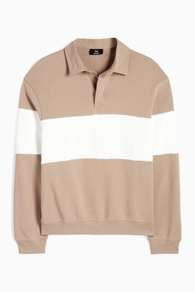 Men - Sweatshirt - taupe